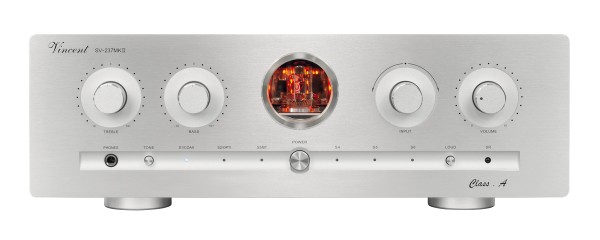 Vincent Class A Stereo Hybrid Vollverstärker SV-237MK II silber