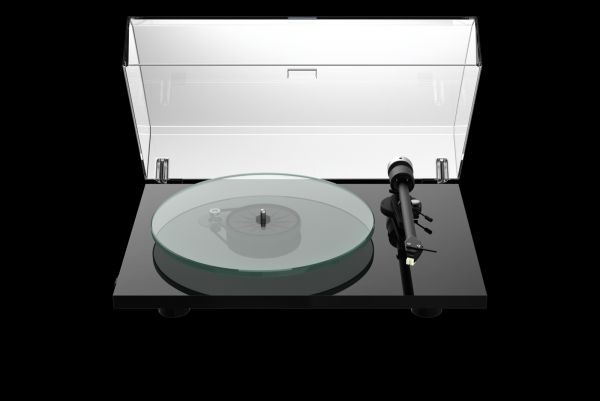 Plattenspieler Pro-Ject T2 W Komplettplattenspieler mit WiFi-Streaming Schwarz Hochglanz