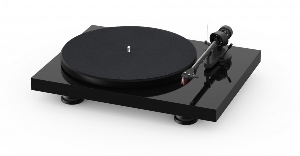 Plattenspieler Debut Carbon EVO mit Ortofon 2M Red Hochglanz schwarz von Pro-Ject -Rückläufer-