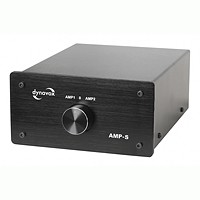 Verstärker Boxen Umschalter Dynavox AMP-S schwarz Metal