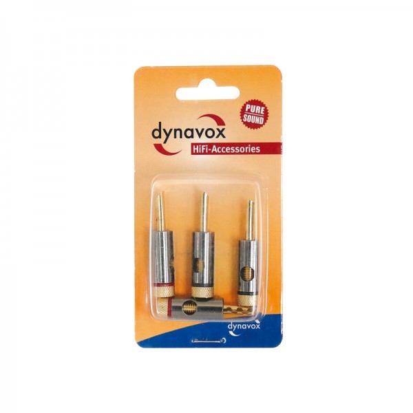 Dynavox Bananen Hohlstecker Set