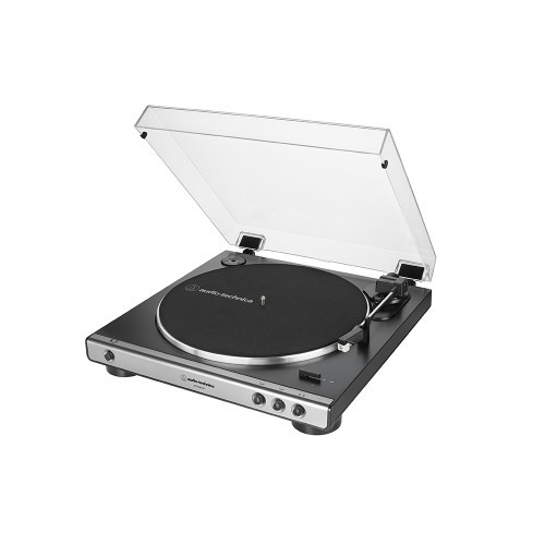 AT-LP60XUSB Vollautomatischer Stereo-Plattenspieler mit Riemenantrieb (Analog & USB) Farbe Silber