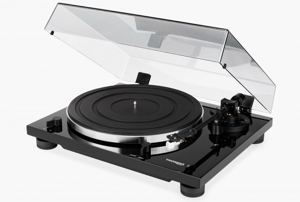 Thorens TD 201 Manueller Plattenspieler schwarz hochglanz (TP 71 Tonarm, AT 3600 Tonabnehmer)