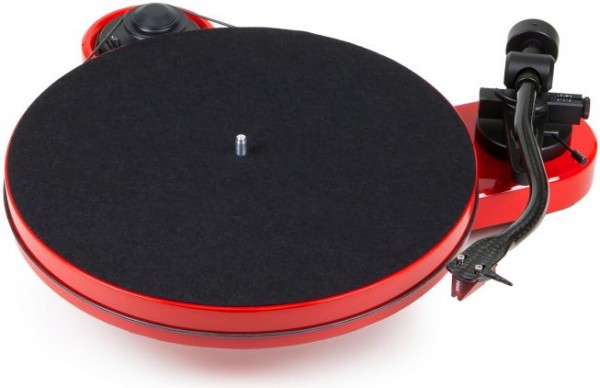 Plattenspieler RPM 1 Carbon mit Ortofon 2M Red hochglanz rot von Pro-Ject