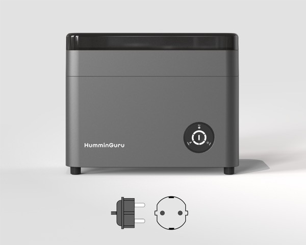 HumminGuru Plattenwaschmaschine Ultraschall mit 7 Zoll und 10 Zoll Adapter inkl. extra Filterpack