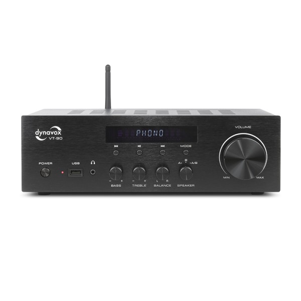 Dynavox VT-90 Stereo Kompakt-Verstärker mit Phono-Eingang und BT 207849